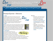Tablet Screenshot of dyninst.org